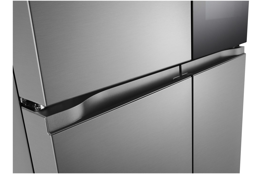 LG Multidoor ledusskapis | augstums 1.79m |  platums 83.5cm | 530L | Melns | E klase | InstaView™ , Rokturis, GMV860EPDE, thumbnail 6