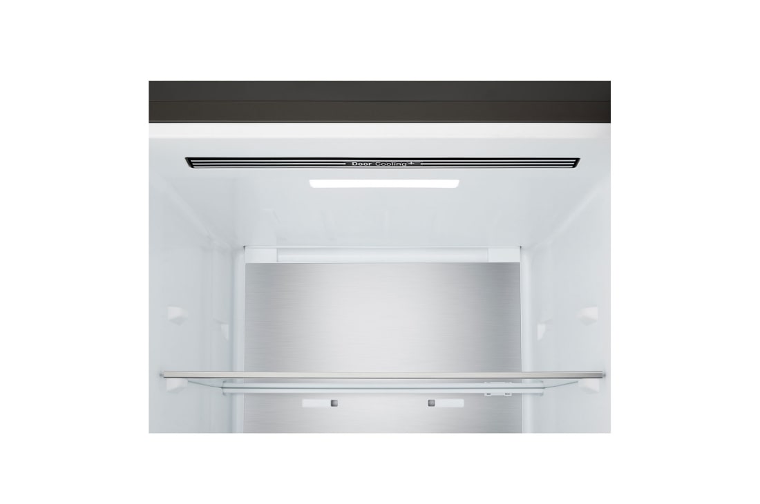 LG ledusskapis ar saldētavu apakšā | 2.03m | 375L | Sudraba | C klase | DoorCooling™ | Fresh Converter+™, Kreisajā pusē attēlota gaļa ar -3&nbsp;°C, centrā – svaigas zivis ar 0&nbsp;°C, bet labajā pusē – siers ar 2&nbsp;°C., GBBS726AEV, thumbnail 4