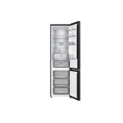 LG ledusskapis ar saldētavu apakšā | 2.03m | 375L | Sudraba | C klase | DoorCooling™ | Fresh Converter+™, LG ledusskapis ar saldējamo kameru apakšā (GBBS726AEV), ar pilnībā atvērtām durvīm, parādot ledusskapja un saldētavas nodalījumus, GBBS726AEV, thumbnail 2