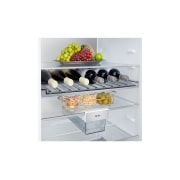 LG ledusskapis ar saldētavu apakšā | 2.03m | 375L | Melns | C klase | DoorCooling™ | Fresh Converter+™, LG ledusskapis ar saldētavu (GBBS726CEV), skats no priekšpuses, kurā ir redzama DoorCooling+™ ventilācijas sistēma, GBBS726CEV, thumbnail 8