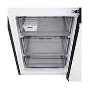 LG ledusskapis ar saldētavu apakšā | 2.03m | 375L | Melns | C klase | DoorCooling™ | Fresh Converter+™, LG ledusskapis ar saldētavu (GBBS726AEV), skats no priekšpuses, kurā ir redzama DoorCooling+™ ventilācijas sistēma, GBBS524CEV, thumbnail 8