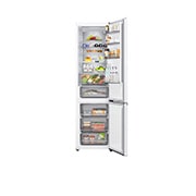 LG ledusskapis ar saldētavu apakšā | 2.03m | 375L | Balts | C klase | DoorCooling™ | Fresh Converter+™, Kreisajā pusē attēlota gaļa ar -3&nbsp;°C, centrā – svaigas zivis ar 0&nbsp;°C, bet labajā pusē – siers ar 2&nbsp;°C., GBBS524CSW, thumbnail 4