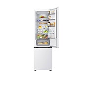 LG ledusskapis ar saldētavu apakšā | 2.03m | 375L | Balts | C klase | DoorCooling™ | Fresh Converter+™, LG ledusskapja ar saldētavu skats no apakšas, GBBS524CSW, thumbnail 10