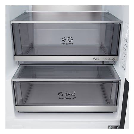 LG ledusskapis ar saldētavu apakšā | 1.86m | 333L | Sudraba | C klase | DoorCooling™ | FRESHBalancer™, LG ledusskapis ar saldētavu apakšā | 1.86m | 333L | Sudraba | C klase | DoorCooling™ | FRESHBalancer™, GBBS716CMB, thumbnail 7