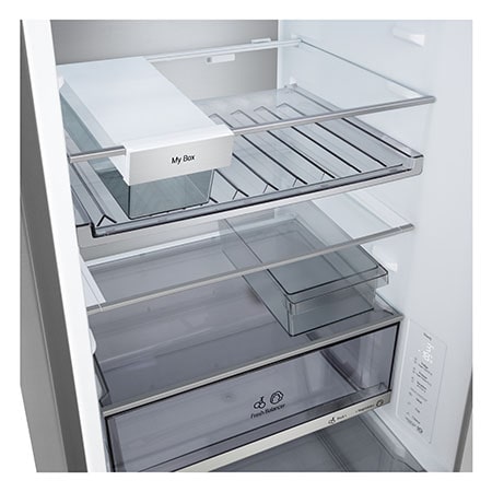 LG ledusskapis ar saldētavu apakšā | 1.86m | 333L | Sudraba | C klase | DoorCooling™ | FRESHBalancer™, LG ledusskapis ar saldētavu apakšā | 1.86m | 333L | Sudraba | C klase | DoorCooling™ | FRESHBalancer™, GBBS716CMB, thumbnail 6