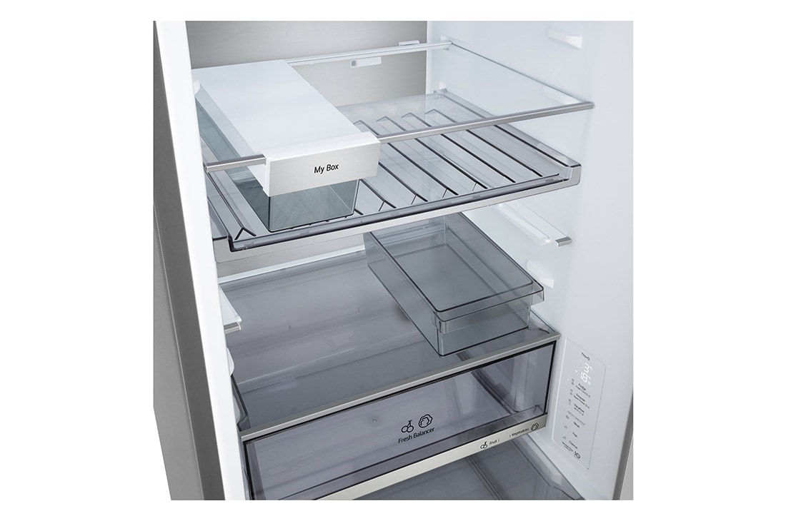 LG ledusskapis ar saldētavu apakšā | 1.86m | 333L | Sudraba | C klase | DoorCooling™ | FRESHBalancer™, LG ledusskapis ar saldētavu apakšā | 1.86m | 333L | Sudraba | C klase | DoorCooling™ | FRESHBalancer™, GBBS716CMB, thumbnail 5
