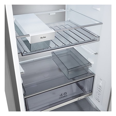 LG ledusskapis ar saldētavu apakšā | 1.86m | 333L | Sudraba | C klase | DoorCooling™ | FRESHBalancer™, LG ledusskapis ar saldētavu apakšā | 1.86m | 333L | Sudraba | C klase | DoorCooling™ | FRESHBalancer™, GBBS716CMB, thumbnail 5