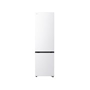 LG ledusskapis ar saldētavu apakšā | 2.03m | 375L | Balts | C klase | DoorCooling™ | Fresh Converter+™, LG ledusskapis ar saldējamo kameru apakšā, skats no priekšpuses, GBBS322CSW, thumbnail 1