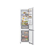 LG ledusskapis ar saldētavu apakšā | 2.03m | 375L | Balts | C klase | DoorCooling™ | Fresh Converter+™, Kreisajā pusē attēlota gaļa ar -3&nbsp;°C, centrā – svaigas zivis ar 0&nbsp;°C, bet labajā pusē – siers ar 2&nbsp;°C., GBBS322CSW, thumbnail 4