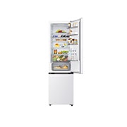 LG ledusskapis ar saldētavu apakšā | 2.03m | 375L | Balts | C klase | DoorCooling™ | Fresh Converter+™, LG ledusskapja ar saldētavu skats no apakšas, GBBS322CSW, thumbnail 10