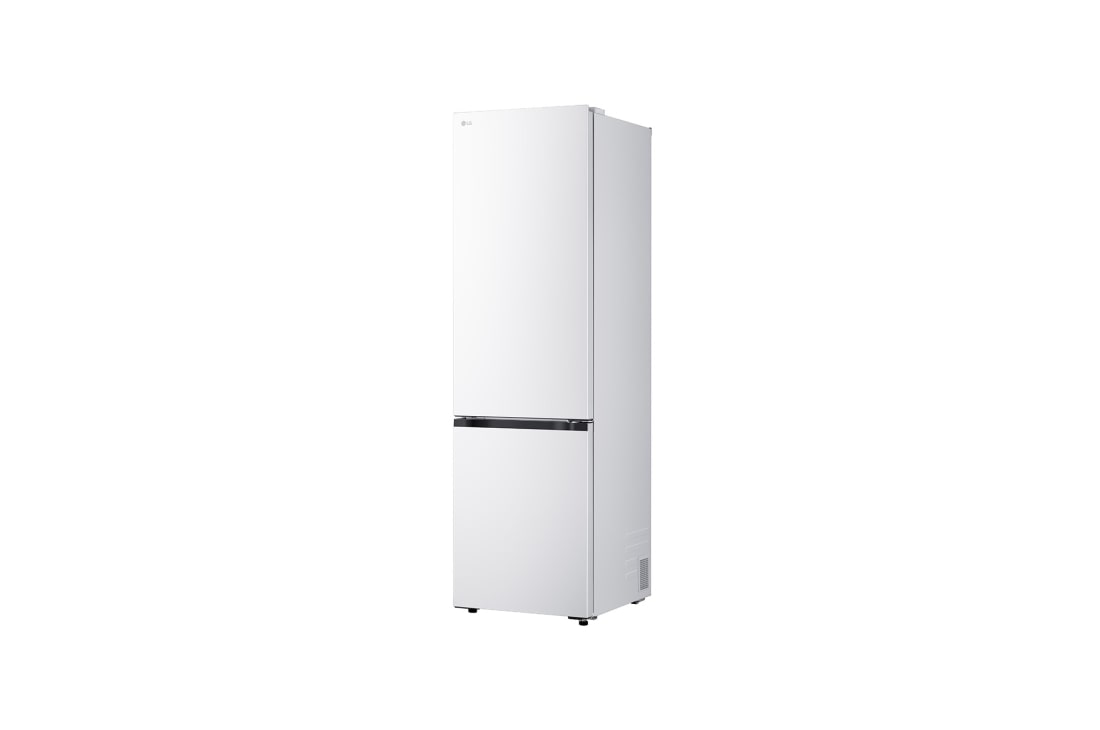 LG ledusskapis ar saldētavu apakšā | 2.03m | 375L | Balts | C klase | DoorCooling™ | Fresh Converter+™, LG ledusskapja ar saldējamo kameru apakšā skats no aizmugures, parādot aizmugurējo paneli, GBBS322CSW, thumbnail 13