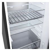 LG ledusskapis ar saldētavu apakšā | 1.86m | 333L | Melns | C klase | DoorCooling™ | FRESHBalancer™, GBBSJ1CCEP, thumbnail 5