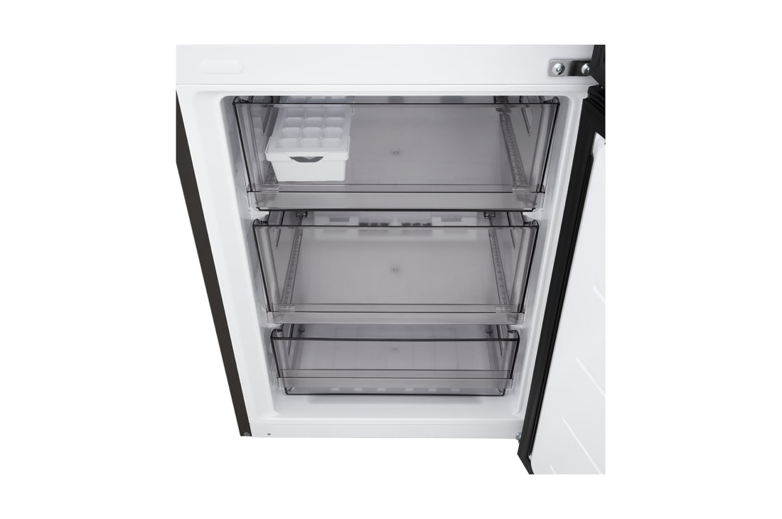 LG ledusskapis ar saldētavu apakšā | 1.86m | 333L | Melns | C klase | DoorCooling™ | FRESHBalancer™, GBBSJ1CCEP, thumbnail 7