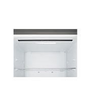 LG ledusskapis ar saldētavu apakšā | 1.86m | 333L | Sudraba | C klase | DoorCooling™ | FRESHBalancer™, Kreisajā pusē attēlota gaļa ar -3&nbsp;°C, centrā – svaigas zivis ar 0&nbsp;°C, bet labajā pusē – siers ar 2&nbsp;°C., GBBS312CPY, thumbnail 4