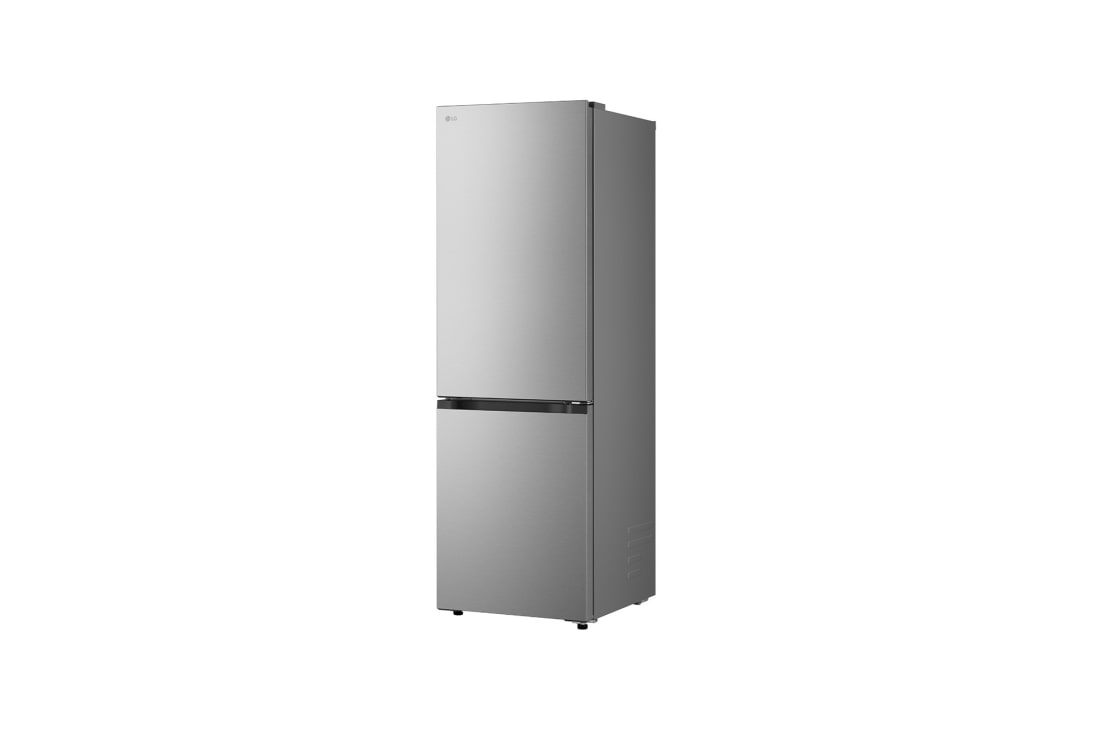LG ledusskapis ar saldētavu apakšā | 1.86m | 333L | Sudraba | C klase | DoorCooling™ | FRESHBalancer™, LG ledusskapja ar saldētavu skats no apakšas, GBBS312CPY, thumbnail 9