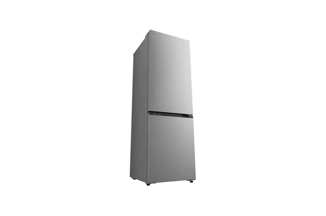 LG ledusskapis ar saldētavu apakšā | 1.86m | 333L | Sudraba | C klase | DoorCooling™ | FRESHBalancer™, LG ledusskapja ar saldējamo kameru apakšā skats no aizmugures, parādot aizmugurējo paneli, GBBS312CPY, thumbnail 12