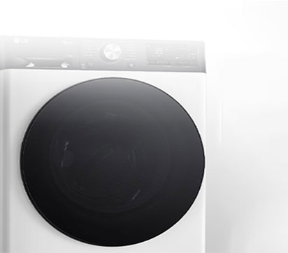 Attēls, kurā redzama veļas mazgājamā mašīna ar skaidri izteiktām rūdīta stikla durvīm.