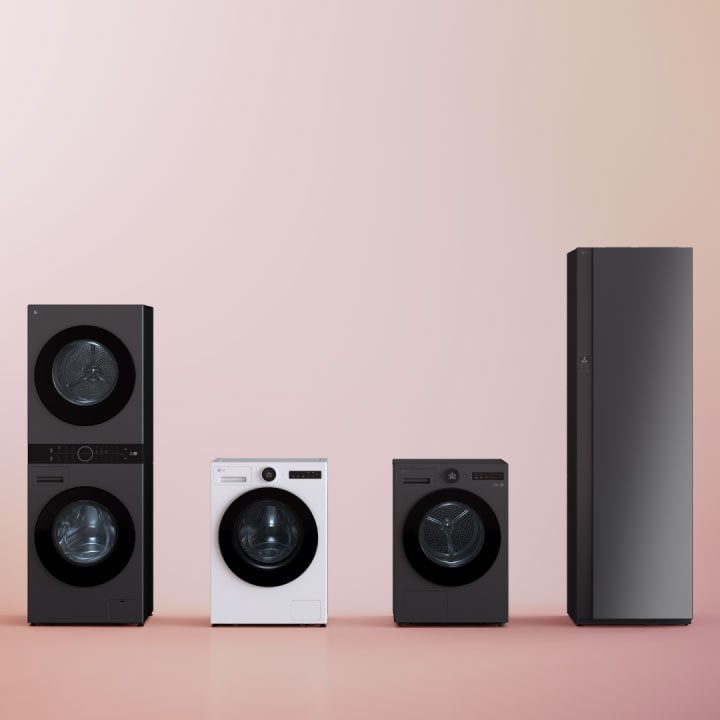 LG Heat Pump veļas mazgāšanas ierīču video, piedāvājot energoefektīvu žāvēšanu, saudzīgu kopšanu un vienkāršu uzstādīšanu.