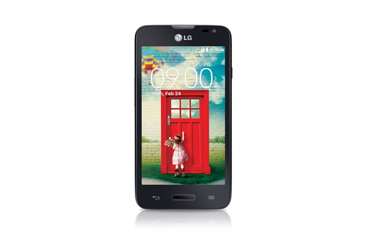 LG L65 viedtālrunis ar 4,3 collu IPS ekrānu un plānu dizainu., D280N