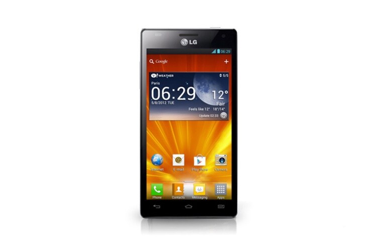 LG Optimus 4X HD Android viedtālrunis ar 1,5 GHz četrkodolu procesoru, 4,7 collu True HD IPS ekrānu., P880