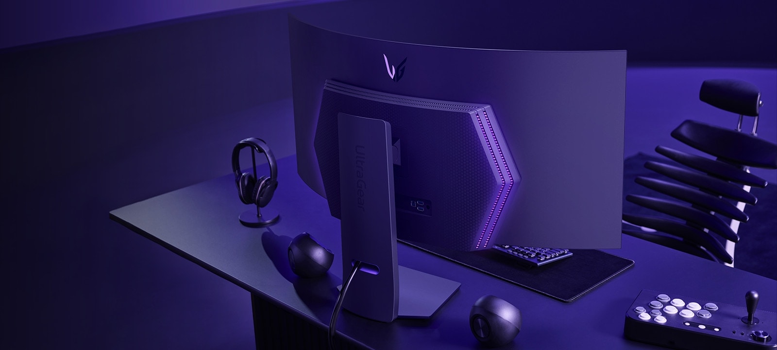 Produkta attēls ar apgaismojumu.