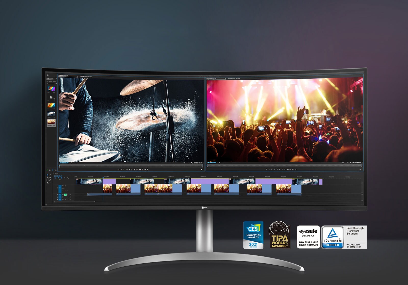 LG UltraWide™ izliekts monitors: Saskatiet vairāk, radiet labāk