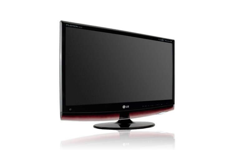 LG 20'' LCD monitors, dinamiska skaņa ar SRS TruSurround HD, īsts televizors ar DTV uztvērēju, teicama savienojamība vairāk izklaides ierīču pievienošanai, M2062D, thumbnail 2