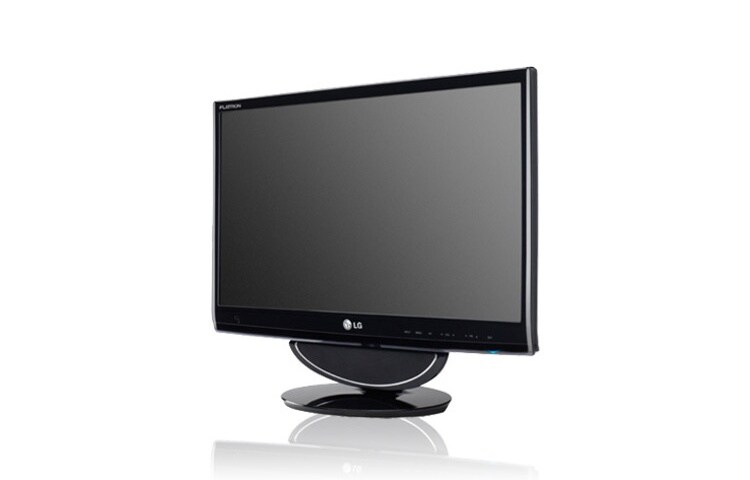 LG 20'' LED LCD monitors, izcila attēla kvalitāte, īsts televizors ar DTV uztvērēju, teicama savienojamība vairāk izklaides ierīču pievienošanai, M2080DF, thumbnail 2