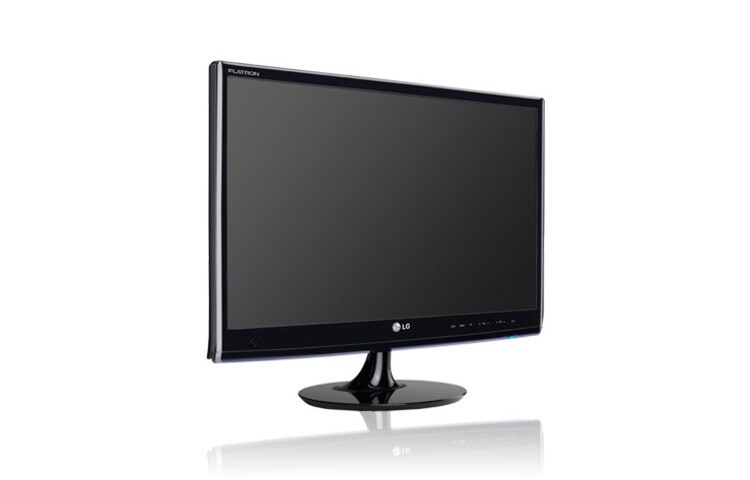 LG 23'' LED LCD monitors, izcila attēla kvalitāte, īsts televizors ar DTV uztvērēju, teicama savienojamība vairāk izklaides ierīču pievienošanai, M2380D, thumbnail 2