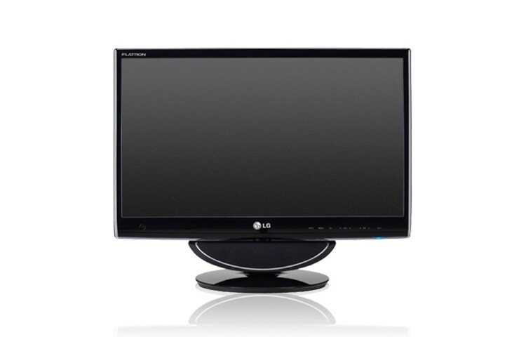 LG 23'' LED LCD monitors, izcila attēla kvalitāte, īsts televizors ar DTV uztvērēju, teicama savienojamība vairāk izklaides ierīču pievienošanai, M2380DF