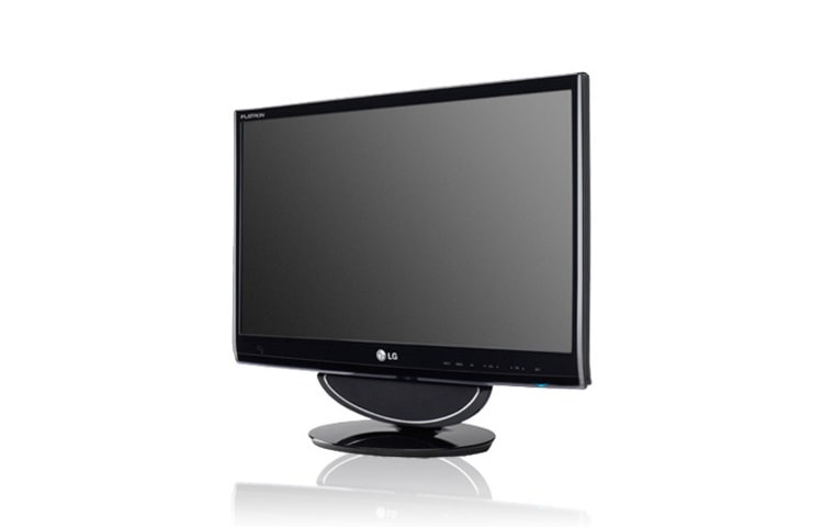 LG 23'' LED LCD monitors, izcila attēla kvalitāte, īsts televizors ar DTV uztvērēju, teicama savienojamība vairāk izklaides ierīču pievienošanai, M2380DF, thumbnail 2