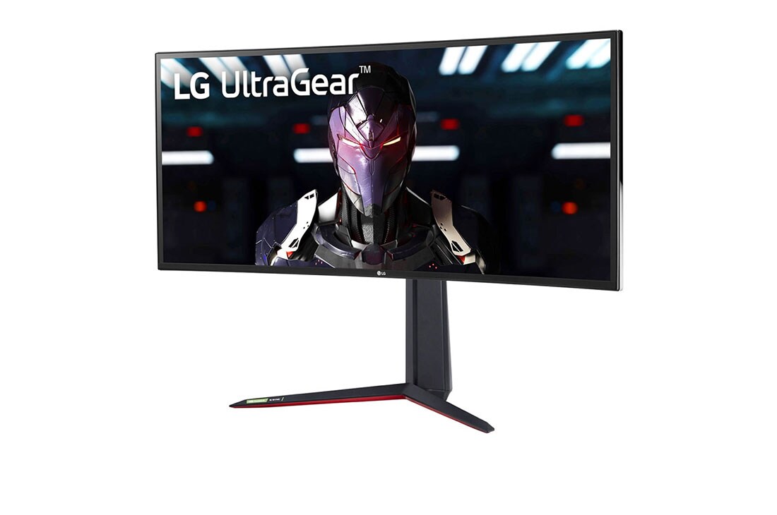 LG 34 collu UltraGear™ monitors spēlēm, sānu skats +15 grādu leņķī, 34GN850-B, thumbnail 2