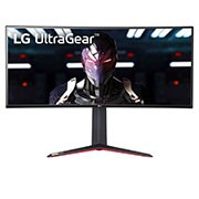 LG 34 collu UltraGear™ monitors spēlēm, skats no priekšpuses, 34GN850-B, thumbnail 1
