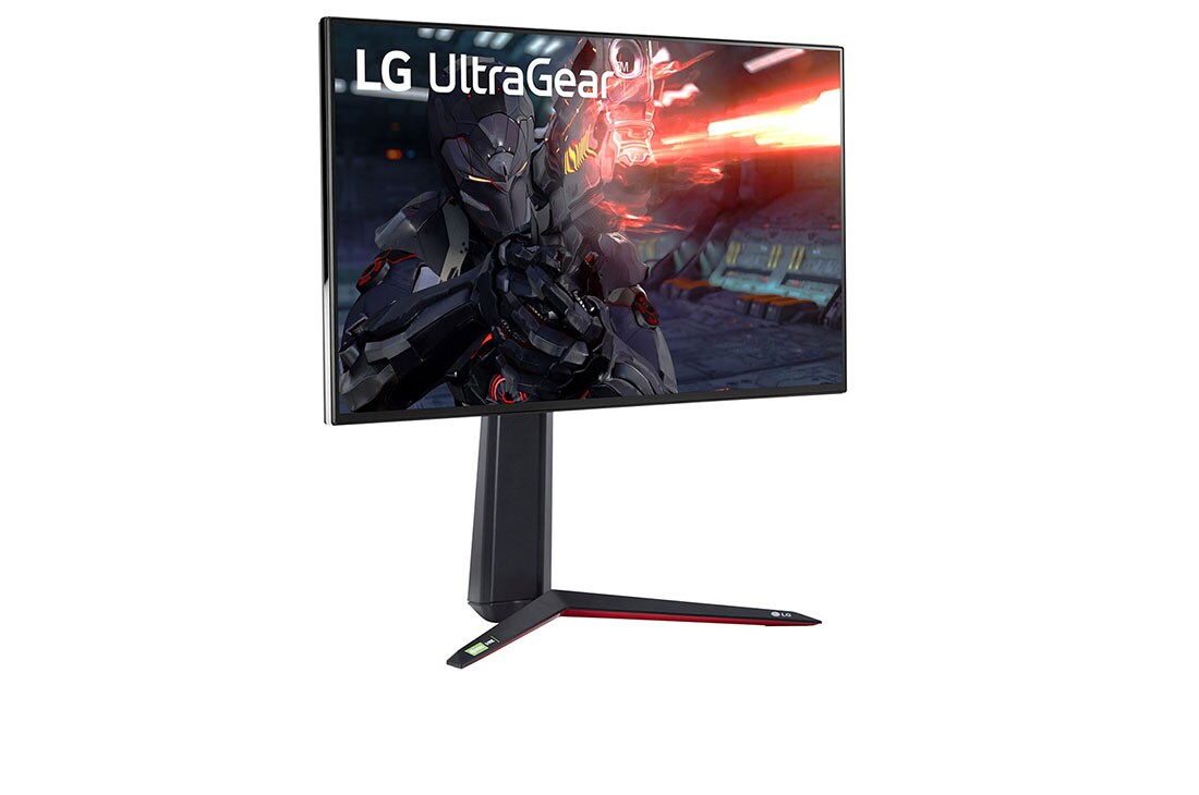 LG 27 collu UltraGear™ monitors spēlēm, sānu skats +15 grādu leņķī, 27GN950-B, thumbnail 3