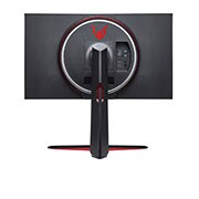 LG 27 collu UltraGear™ monitors spēlēm, skats no mugurpuses ar Sphere Lightning 2.0 baltā un sarkanā krāsā, 27GN950-B, thumbnail 5