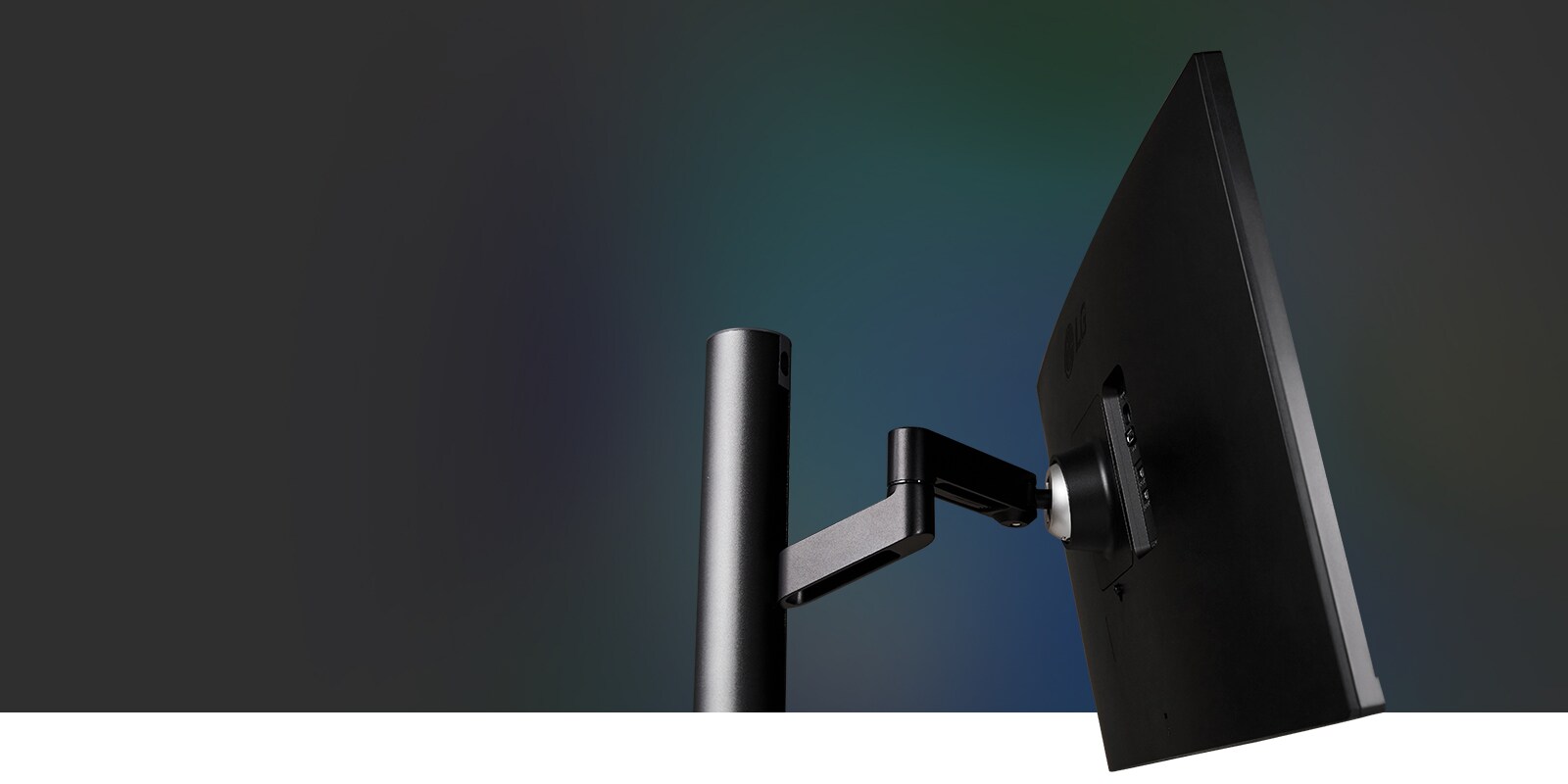 Statīvs Ergo, daudzpusīga displeja stāvokļa pielāgošana, perfekti pielāgots acu līmenim