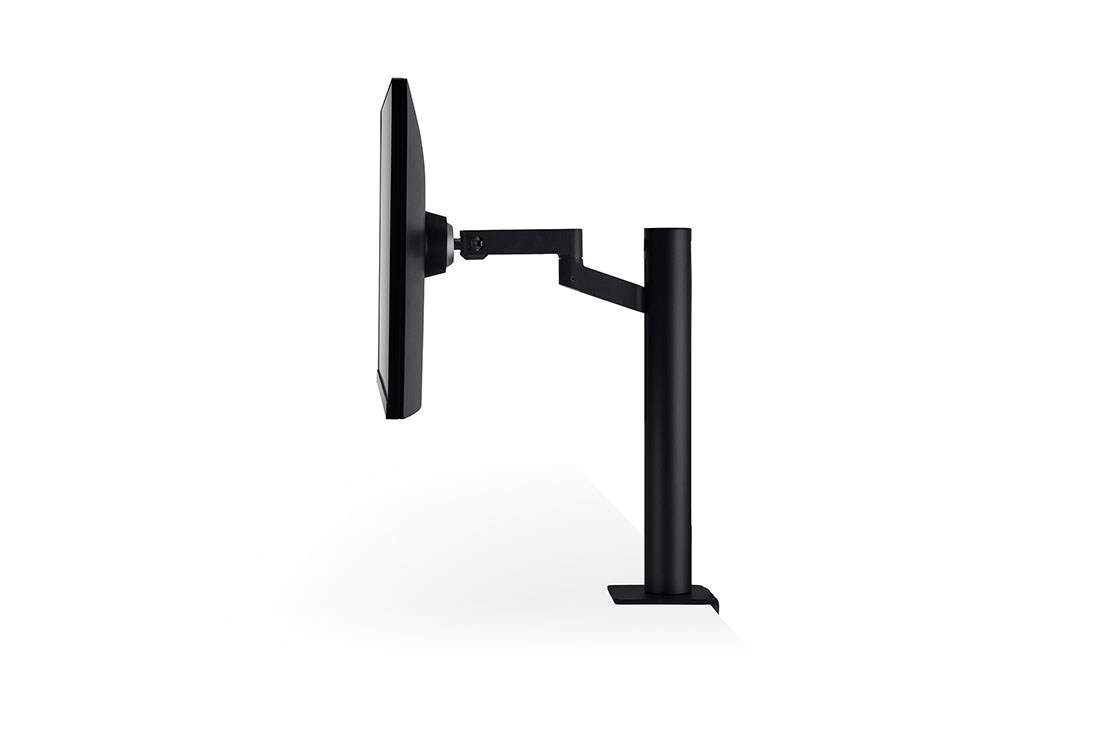 LG 27 collu Ergo LED monitors, Sānu skats, nolaists, 27QN880-B, thumbnail 5