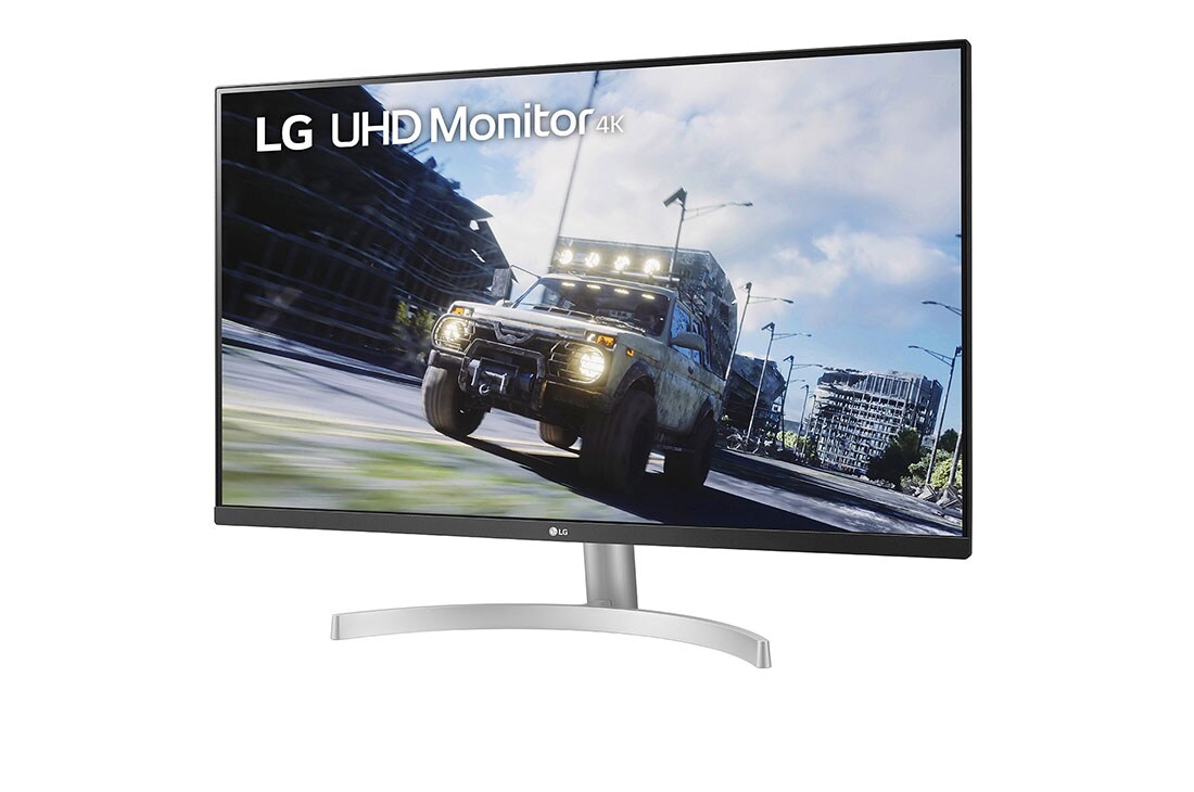 LG 31,5'' UHD 4K (3840 x 2160) HDR monitors, sānu skats +15 grādu leņķī, 32UN500-W, thumbnail 2