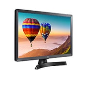 LG 23,6'' HD saderīgs LED viedais monitors, skats rakursā, 24TN510S-PZ, thumbnail 4