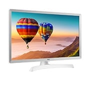 LG 27,5'' HD saderīgs LED viedais monitors, sānu skats +15 grādu leņķī, 28TN515S-WZ, thumbnail 3