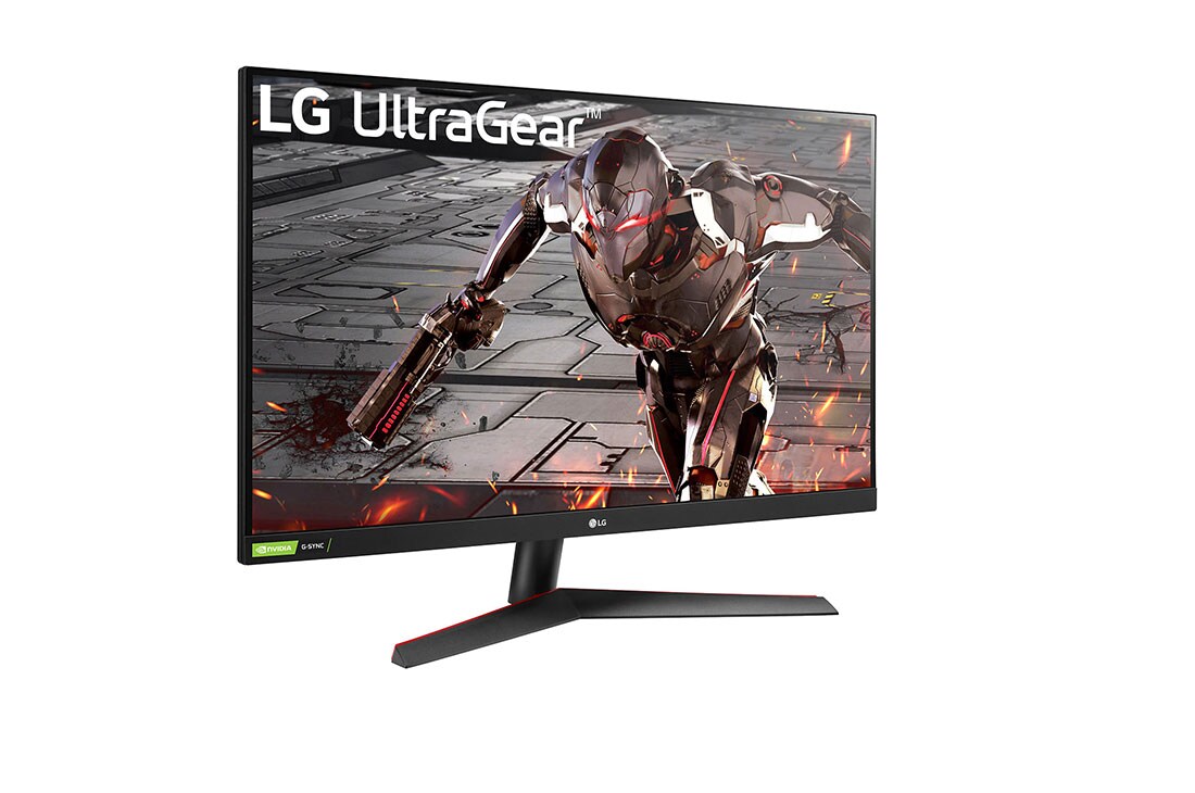 LG 32 collu UltraGear™ monitors spēlēm, sānu skats +15 grādu leņķī, 32GN500-B, thumbnail 3