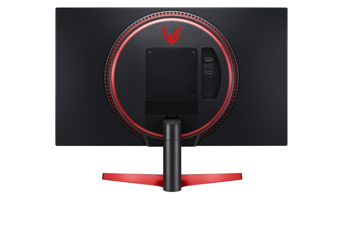 LG 24 collu UltraGear™ monitors spēlēm, skats no aizmugures, 24GN600-B, thumbnail 6