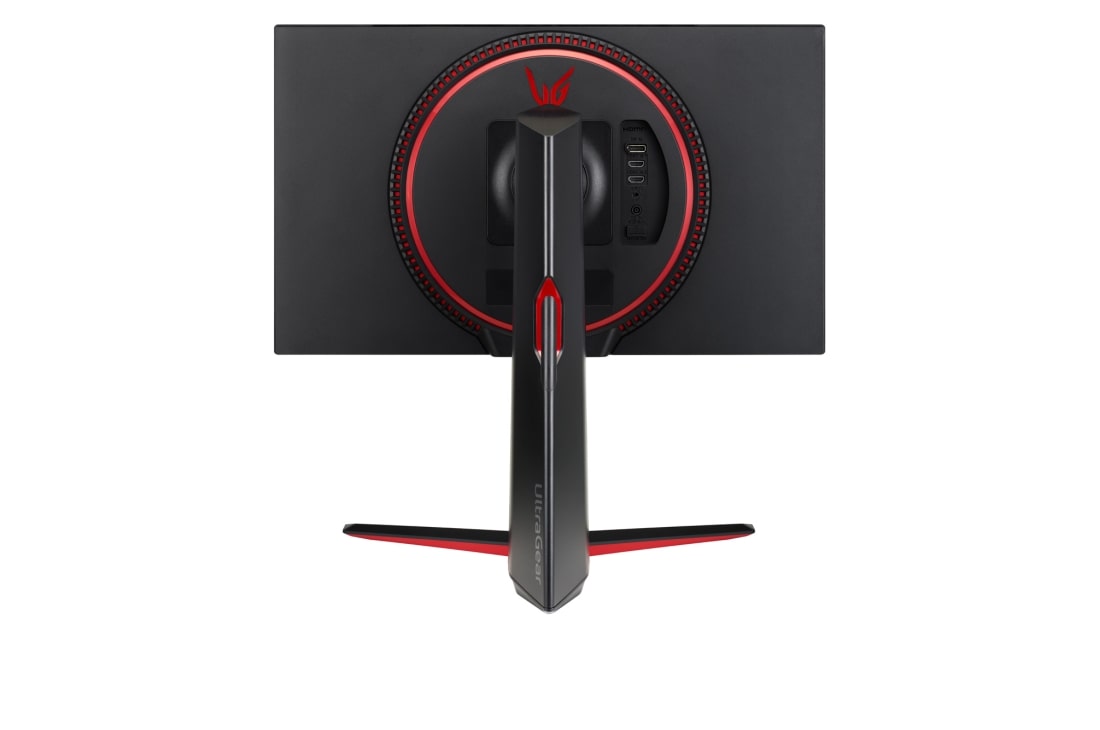 LG 24 collu UltraGear™ monitors spēlēm, skats no aizmugures, 24GN650-B, thumbnail 6