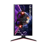 LG 24 collu UltraGear™ monitors spēlēm, Skats no priekšpuses uz displeju, kas pagriezts pa 90 grādiem portreta skatā, 24GN650-B, thumbnail 10