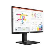 LG 24 collu QHD IPS monitors, skats rakursā, 24QP750-B, thumbnail 4