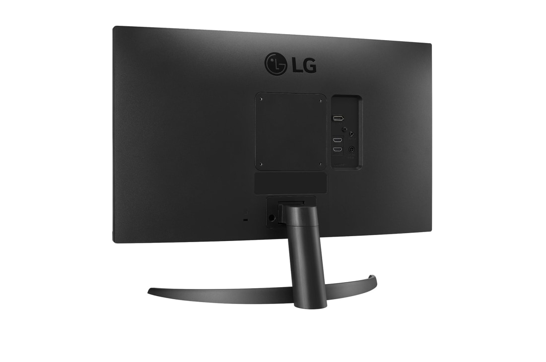 LG 24 collu QHD IPS monitors, Skats rakursā no aizmugures, 24QP500-B, thumbnail 7