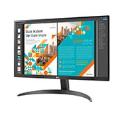 LG 24 collu QHD IPS monitors, sānu skats +15 grādu leņķī, 24QP500-B, thumbnail 2