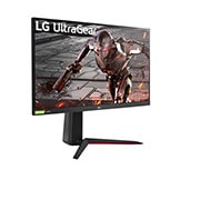 LG 32 collu UltraGear™ monitors spēlēm, skats rakursā, 32GN550-B, thumbnail 4