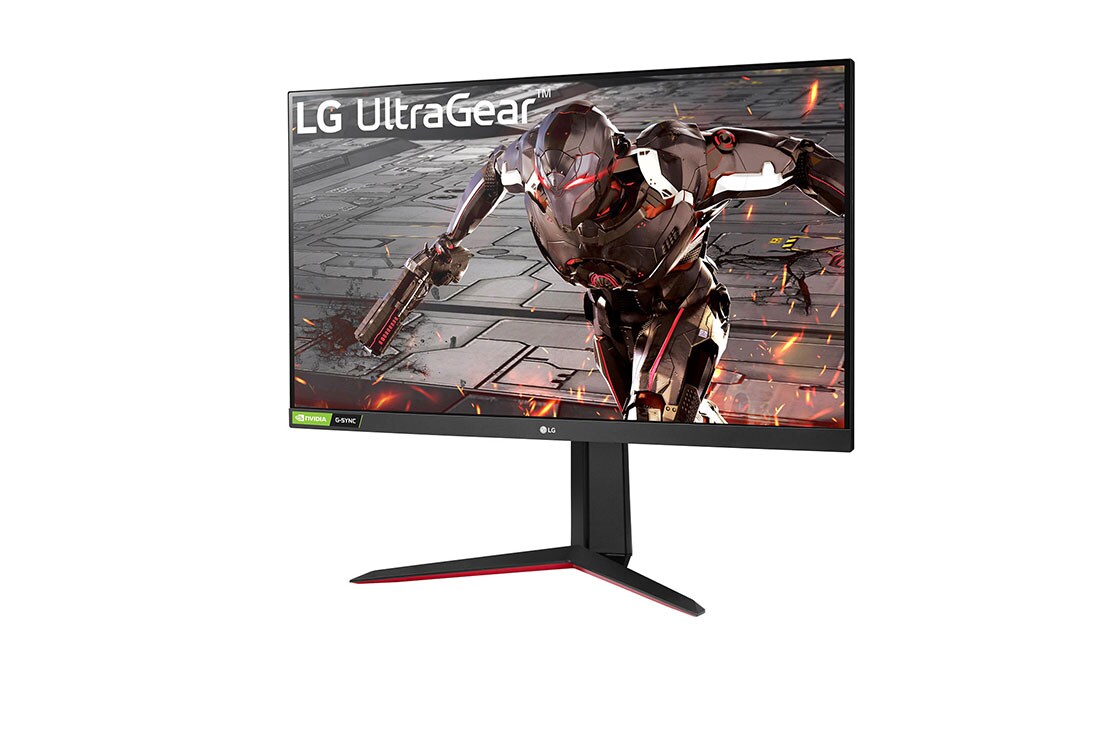 LG 32 collu UltraGear™ monitors spēlēm, sānu skats +15 grādu leņķī, 32GN550-B, thumbnail 2