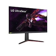LG 32 collu UltraGear™ monitors spēlēm, sānu skats +15 grādu leņķī, 32GP850-B, thumbnail 3